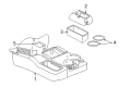 Dodge Ram 1500 Center Console Base Diagram - 5GT26XDVAC