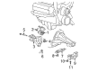 Dodge Durango Engine Mount Bracket Diagram - 52021633AA