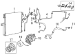 Dodge Ram 3500 A/C Compressor Diagram - 57009571AA