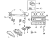 Dodge Speedometer Diagram - 5174083AA