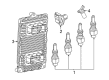 Ram ProMaster 3500 Glow Plug Diagram - 68576776AA