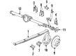 Dodge Dakota Brake Drum Diagram - 52009938AA