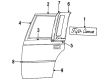 1990 Chrysler New Yorker Door Moldings Diagram - 5011143AA