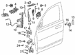 Ram Door Lock Cylinder Diagram - 68402259AC