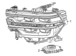 Ram 3500 Headlight Diagram - 68592403AD