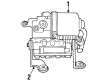 Jeep Grand Cherokee ABS Control Module Diagram - 52009047