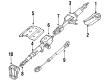 Dodge Ram 50 Ignition Lock Cylinder Diagram - MB415752
