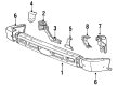 1992 Dodge Ram 50 Bumper Diagram - MB598024