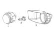 Dodge Fog Light Diagram - 4805858AB