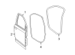 Dodge Journey Door Seal Diagram - 5076867AD