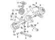 Jeep Wrangler Bump Stop Diagram - 52126207AA