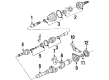 Dodge Caravan CV Boot Diagram - 4641337