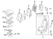 Dodge Sprinter 3500 Seat Cover Diagram - 1HG831E7AA