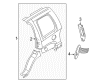 Dodge Durango Fuel Door Diagram - 55362289AA
