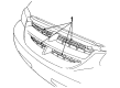 1998 Dodge Caravan Grille Diagram - 4576955