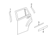 Jeep Patriot Door Moldings Diagram - 1BB37WS2AB