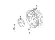 Dodge Ram 1500 Wheel Cover Diagram - 5HC16S4AAC