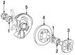 1992 Dodge Colt Brake Disc Diagram - MB618734