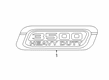 2024 Ram 3500 Emblem Diagram - 68632971AA