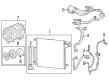 Jeep A/C Condenser Diagram - 68377850AA