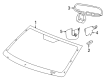 Jeep Cherokee Car Mirror Diagram - 68333748AA