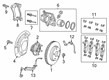 2023 Jeep Cherokee Brake Dust Shield Diagram - 68290029AA