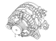 Jeep Grand Wagoneer Alternator Diagram - 68449636AB