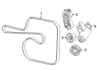 Jeep Grand Cherokee L A/C Idler Pulley Diagram - 68483661AA