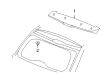 2009 Jeep Compass Spoiler Diagram - ZM46RXFAF