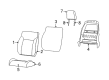 2009 Dodge Nitro Seat Cover Diagram - 1FZ721J8AA