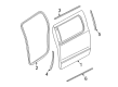 Ram Dakota Door Seal Diagram - 55359712AJ
