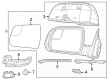 Jeep Wagoneer Car Mirror Diagram - 6KM991W7AM