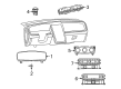 Dodge Journey A/C Switch Diagram - 55111939AB