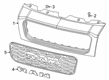 2019 Ram ProMaster 3500 Grille Diagram - 68396715AA
