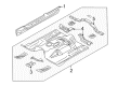 Jeep Liberty Floor Pan Diagram - 55176800AD