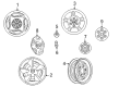 Dodge Ram 1500 Wheel Cover Diagram - 52013653AA