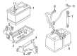 Dodge Durango Battery Tray Diagram - 55255047AF
