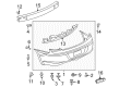Dodge Avenger Bumper Diagram - 68004683AB