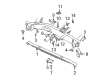 Ram Dakota Leaf Spring Diagram - 52855133AF