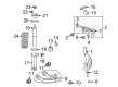Jeep Strut Mounts Diagram - 52109950AC