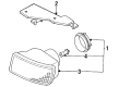 Dodge Stealth Fog Light Lens Diagram - MB848583