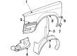 Dodge Dynasty Fender Diagram - 5252139