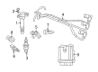 Jeep Wrangler Engine Control Module Diagram - 5150528AD