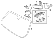 Jeep Compass Car Mirror Diagram - 6WY70DX9AC