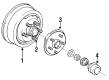 Chrysler Brake Drum Diagram - 4616236