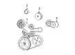 Jeep Belt Tensioner Diagram - 4854089AB