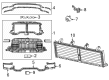 Ram 2500 Grille Diagram - 68719407AB