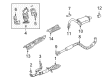 Dodge Stratus Exhaust Pipe Diagram - MR431953