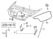 Dodge Viper Lift Support Diagram - 4589610AA