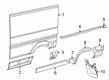 Ram Door Moldings Diagram - 1ZT29LAHAA